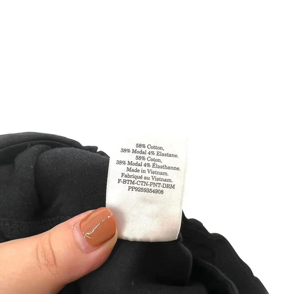 Everlane The Dream Pant in Black Elastic Waist Pull-On Knit Size Small - Picture 11 of 11